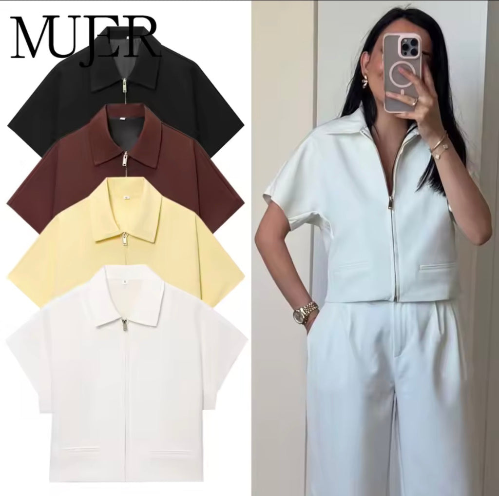 Essential Cropped Jacket