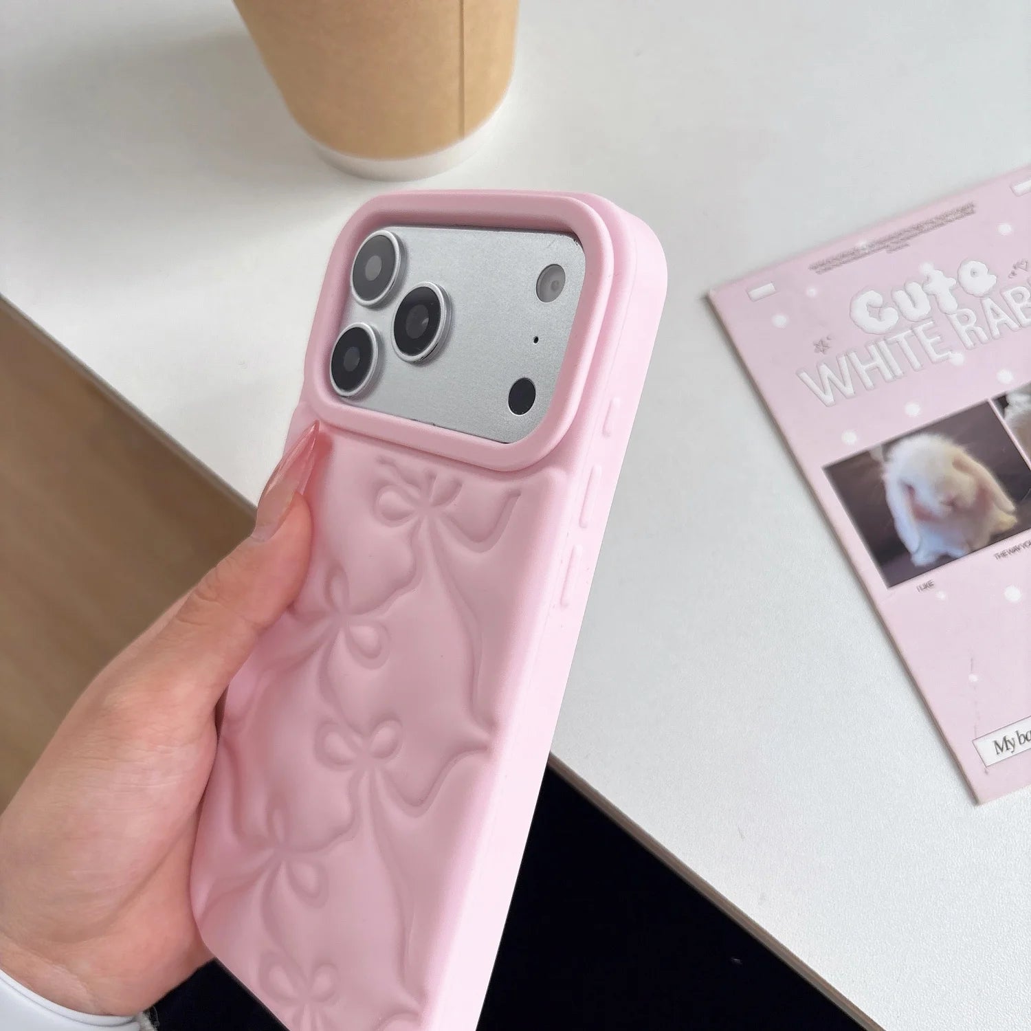 Cute 3D Bow Silicone Phone Cases for iPhone 13 14 15 16 17 Pro Pro Max Plus Soft Shockproof Protective Cover Cute Stylish Design